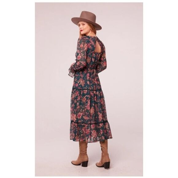 Band of Gypsies We The Free Wrap Dress Size Medium - Picture 2 of 14